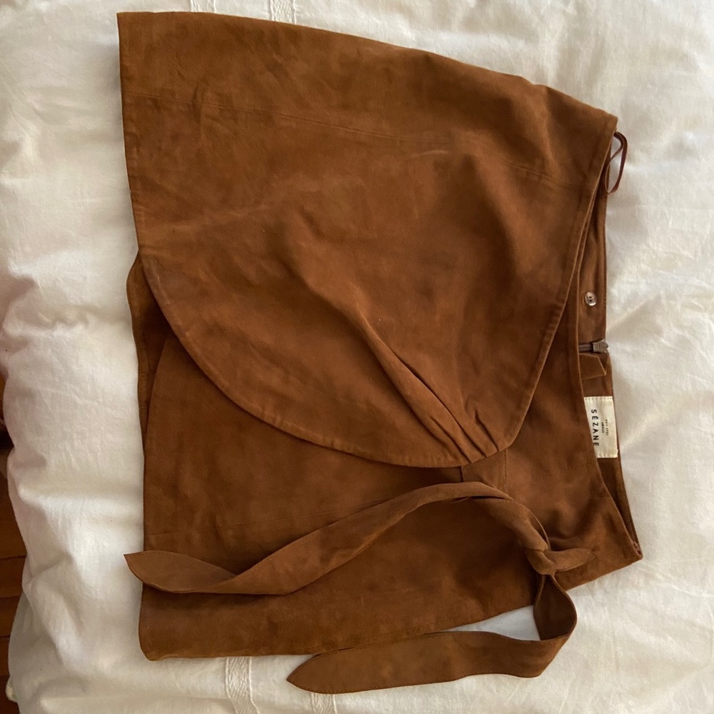 Sezane Suède skirt